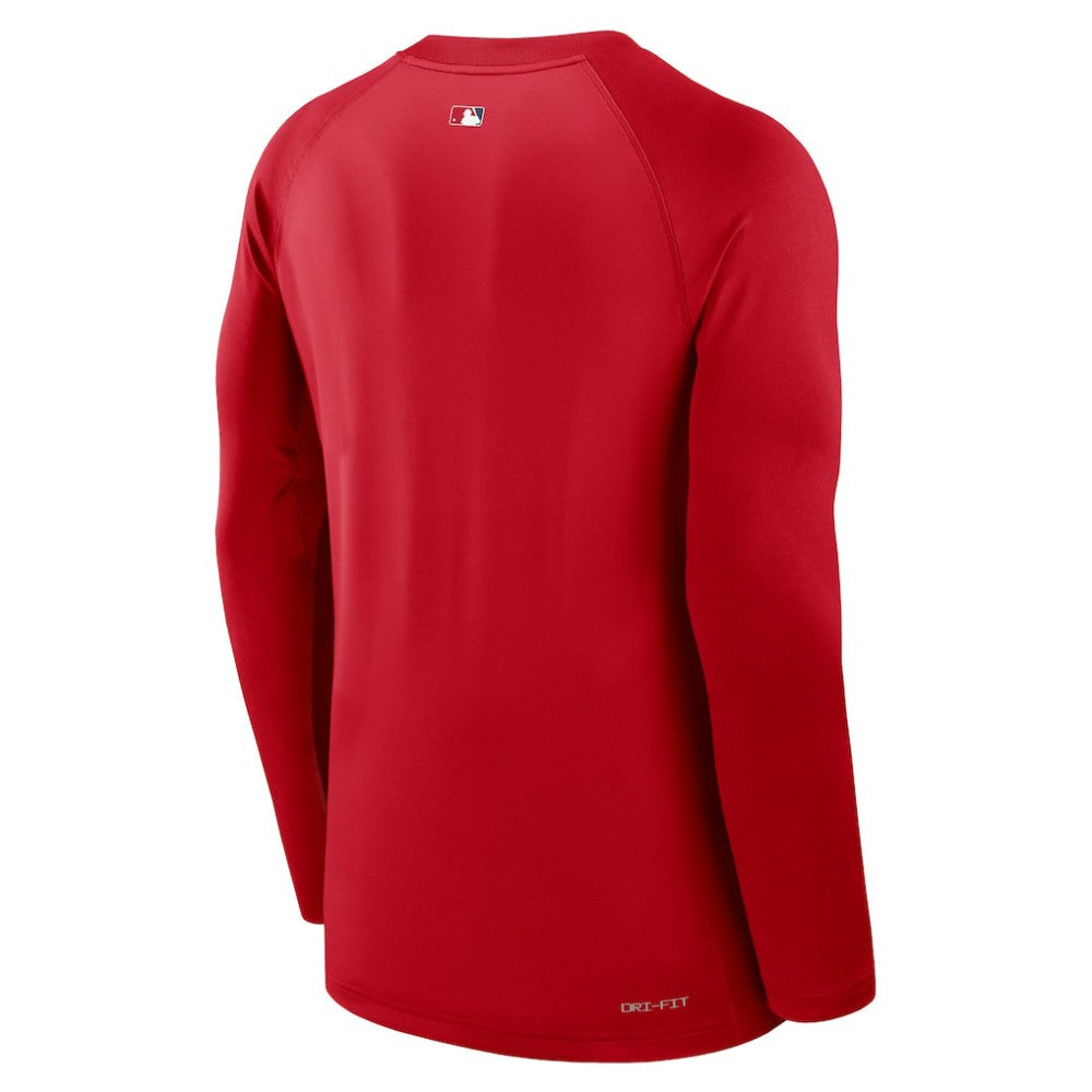 Los Angeles Angels Nike Authentic Collection Game Time Raglan Dri-FIT Long Sleeve T-Shirt | MLB For sale