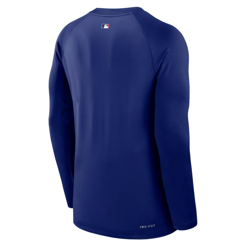 Los Angeles Dodgers Nike Authentic Collection Game Time Raglan Dri-FIT Long Sleeve T-Shirt | MLB Outlet