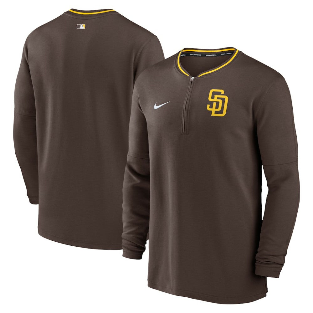 San Diego Padres Nike Authentic Collection Performance Half-Zip Top | MLB US