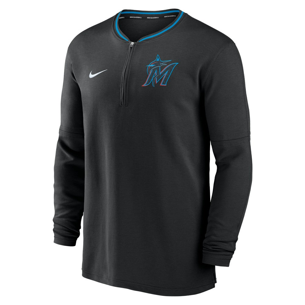 Miami Marlins Nike Authentic Collection Performance Half-Zip Top | MLB On Sale
