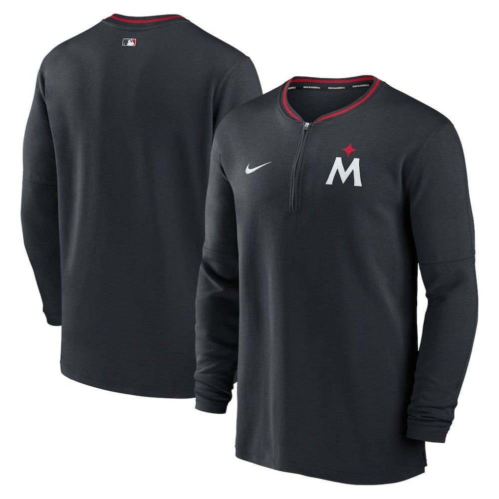 Minnesota Twins Nike Authentic Collection Performance Half-Zip Top | MLB On Sale