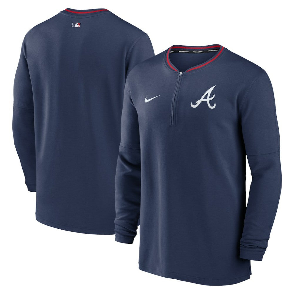 Atlanta Braves Nike Authentic Collection Performance Half-Zip Top | MLB Shop
