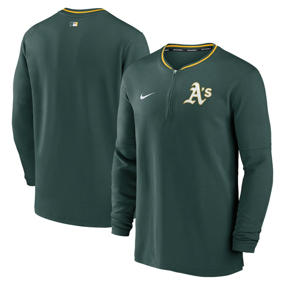 Athletics Nike Authentic Collection Performance Half-Zip Top | MLB Outlet