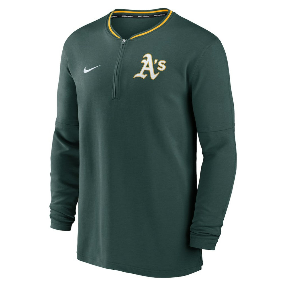 Athletics Nike Authentic Collection Performance Half-Zip Top | MLB Outlet