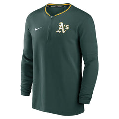 Athletics Nike Authentic Collection Performance Half-Zip Top | MLB Outlet
