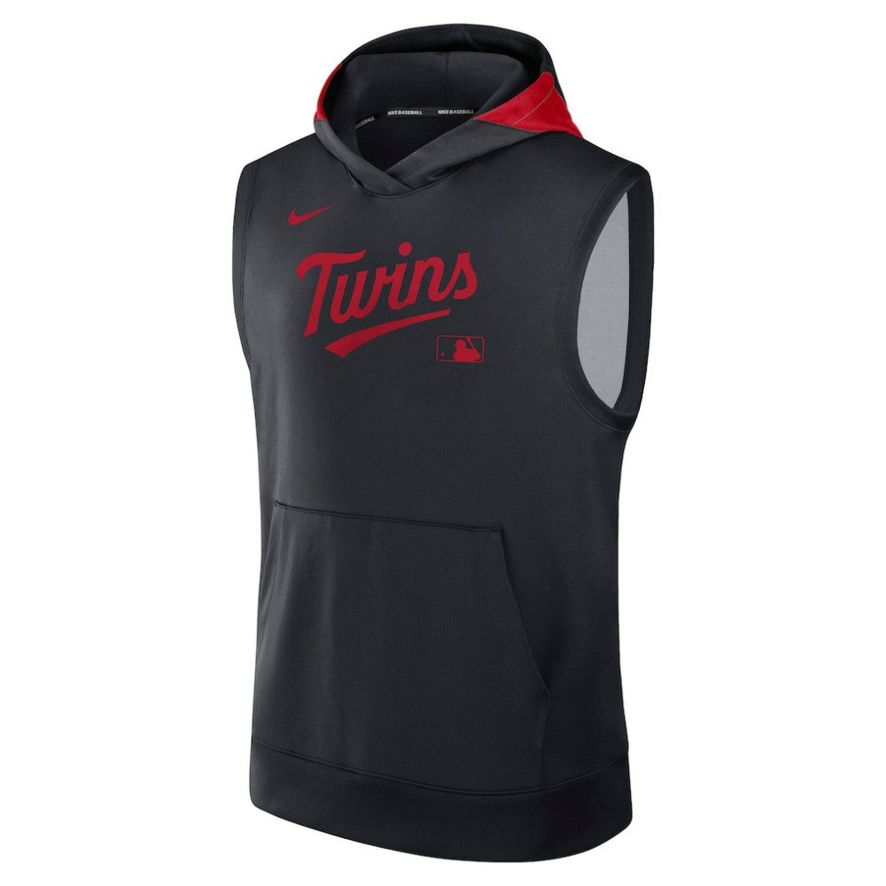 Minnesota Twins Nike Authentic Collection Dri-FIT Sleeveless Hoodie | MLB Sale