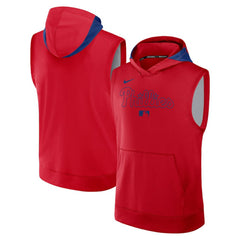 Philadelphia Phillies Nike Authentic Collection Dri-FIT Sleeveless Hoodie | MLB Shop