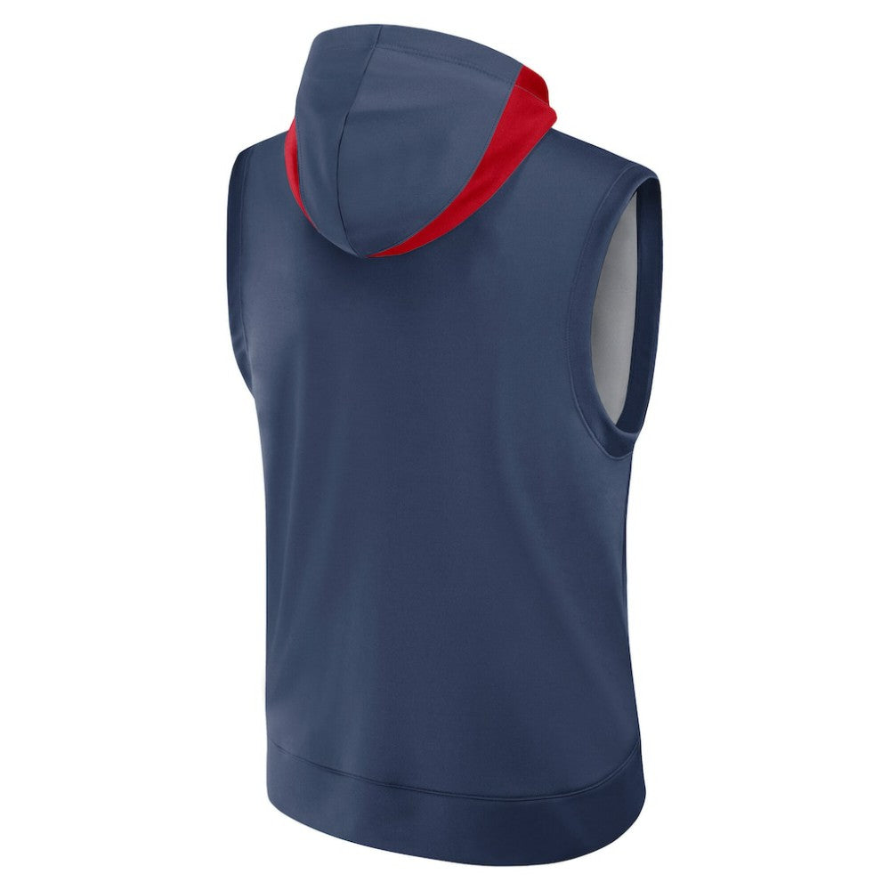 Atlanta Braves Nike Authentic Collection Dri-FIT Sleeveless Hoodie | MLB Discount
