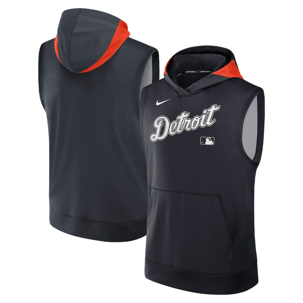 Detroit Tigers Nike Authentic Collection Dri-FIT Sleeveless Hoodie | MLB Outlet