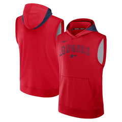 Los Angeles Angels Nike Authentic Collection Dri-FIT Sleeveless Hoodie | MLB Online