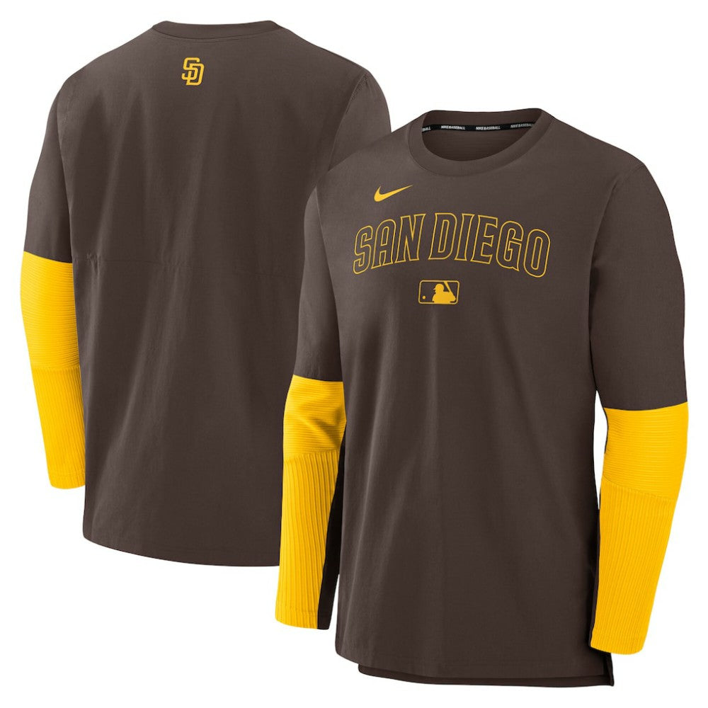 San Diego Padres Nike Authentic Collection Player Dri-FIT Lightweight Pullover  | MLB Sale