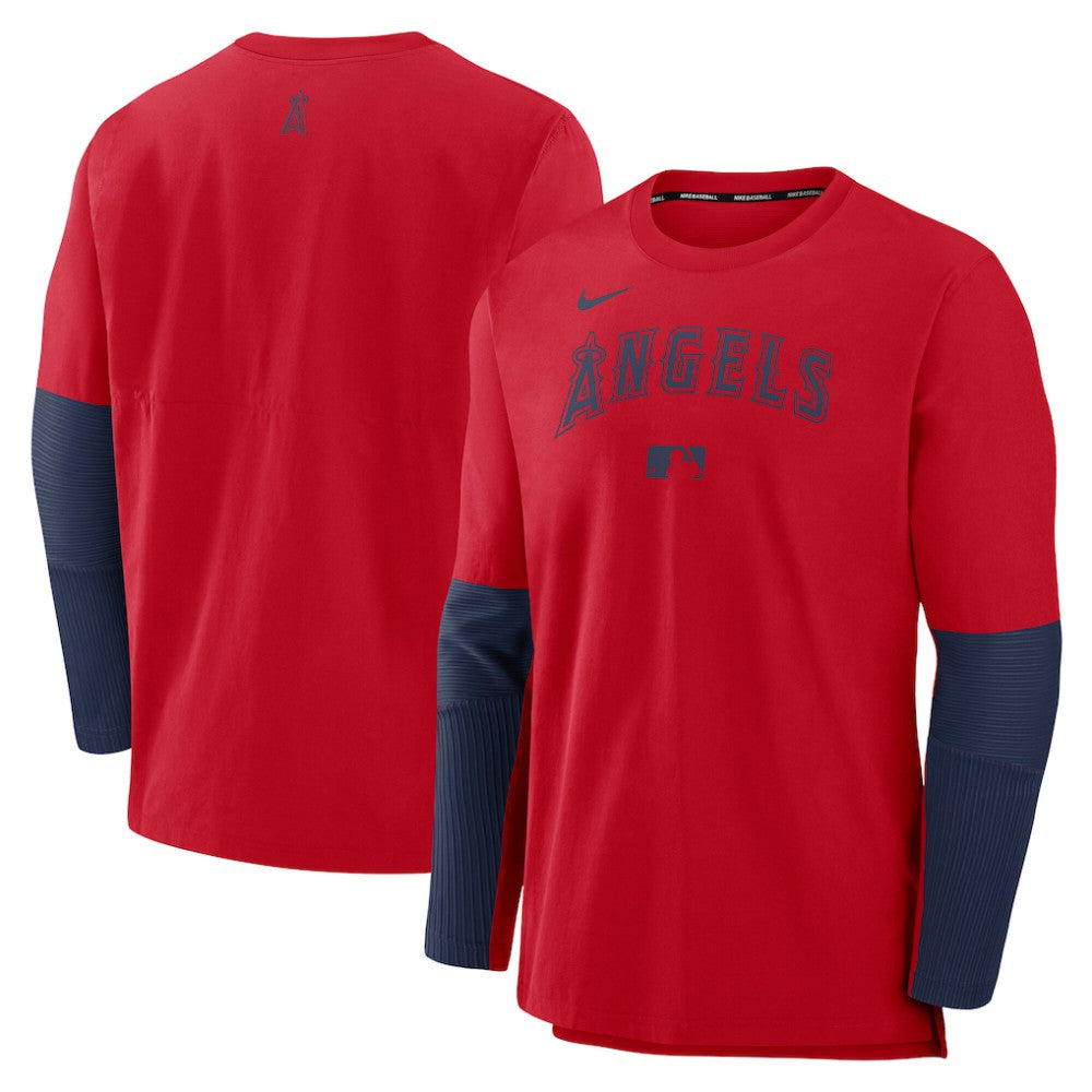 Los Angeles Angels Nike Authentic Collection Player Dri-FIT Lightweight Pullover  | MLB Online
