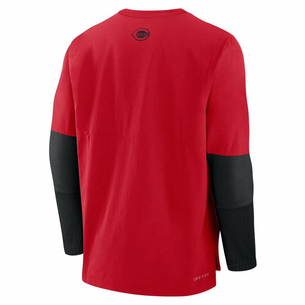 Cincinnati Reds Nike Authentic Collection Player Dri-FIT Lightweight Pullover  | MLB Discount