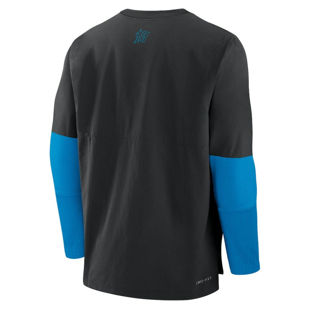 Miami Marlins Nike Authentic Collection Player Dri-FIT Lightweight Pullover  | MLB Shop