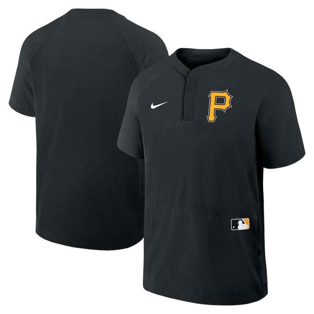 Pittsburgh Pirates Nike Authentic Collection Raglan Short Sleeve Windshirt | MLB Shop