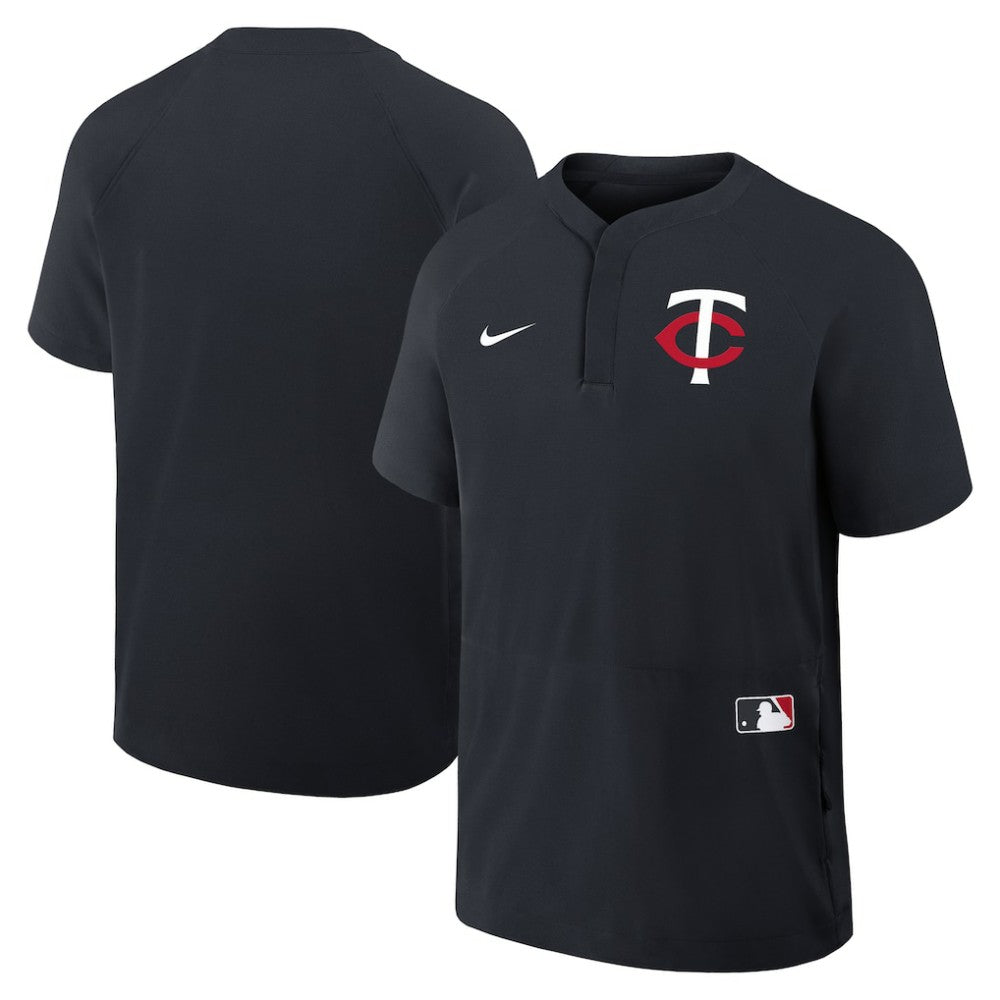 Minnesota Twins Nike Authentic Collection Raglan Short Sleeve Windshirt | MLB US