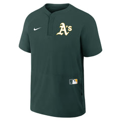 Athletics Nike Authentic Collection Raglan Short Sleeve Windshirt | MLB US