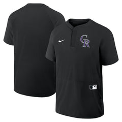 Colorado Rockies Nike Authentic Collection Raglan Short Sleeve Windshirt | MLB New