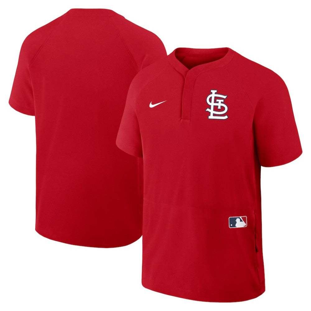 St. Louis Cardinals Nike Authentic Collection Raglan Short Sleeve Windshirt | MLB US
