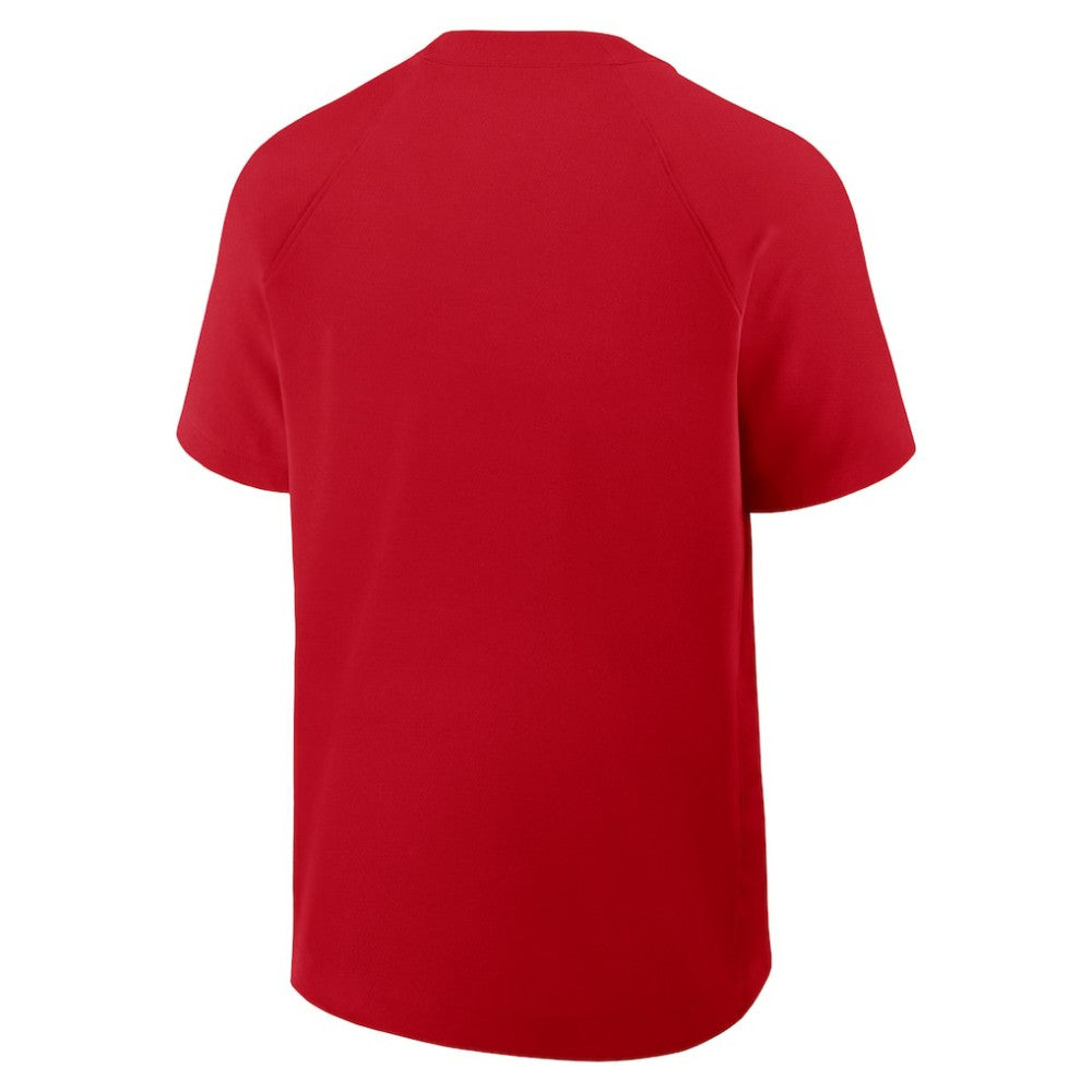 St. Louis Cardinals Nike Authentic Collection Raglan Short Sleeve Windshirt | MLB US