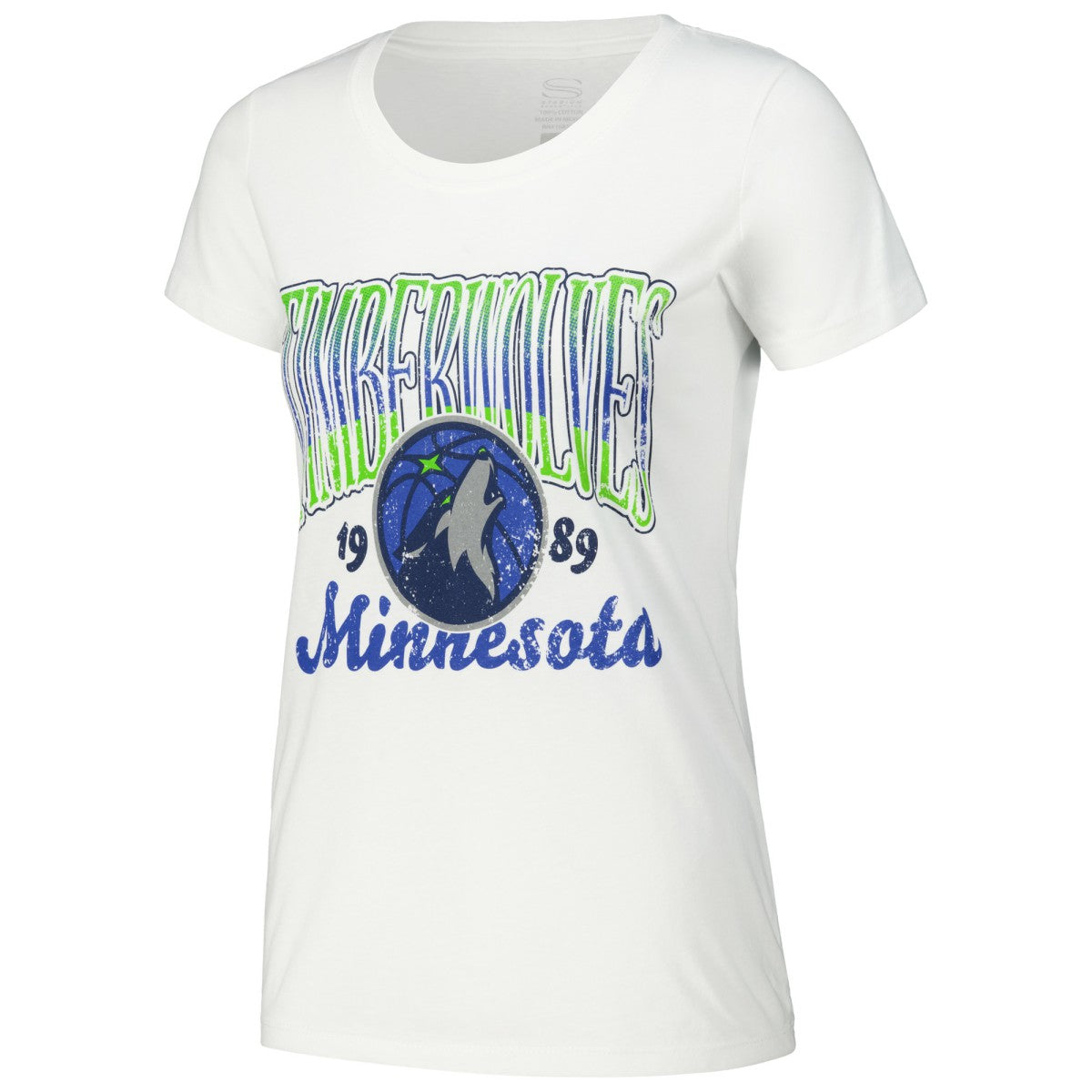Minnesota Timberwolves Stadium Essentials Women's Sky High T-Shirt Discount