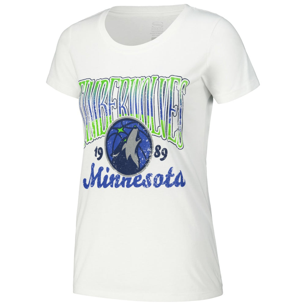 Minnesota Timberwolves Stadium Essentials Women's Sky High T-Shirt Discount
