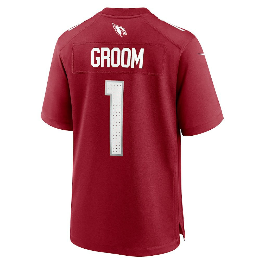 Arizona Cardinals Nike Number 1 Groom  Game Jersey