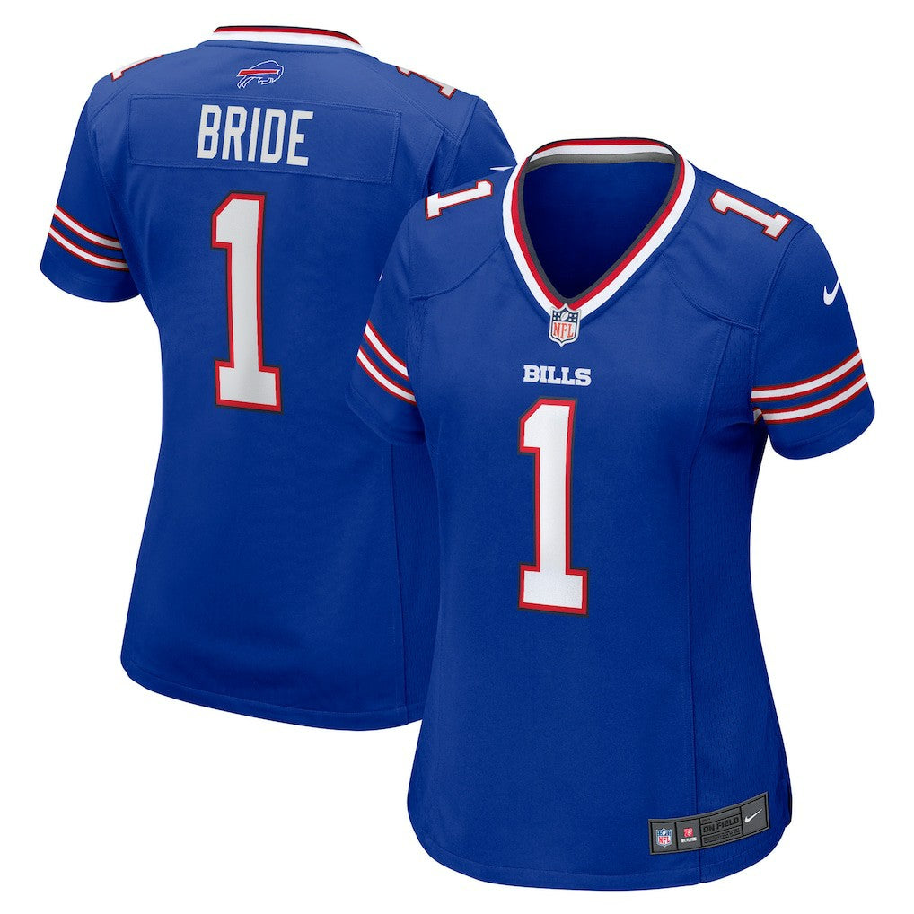 Buffalo Bills Nike Number 1 Bride  Women's Game Jersey