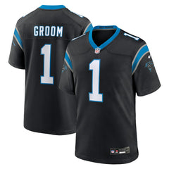 Carolina Panthers Nike Number 1 Groom  Game Jersey