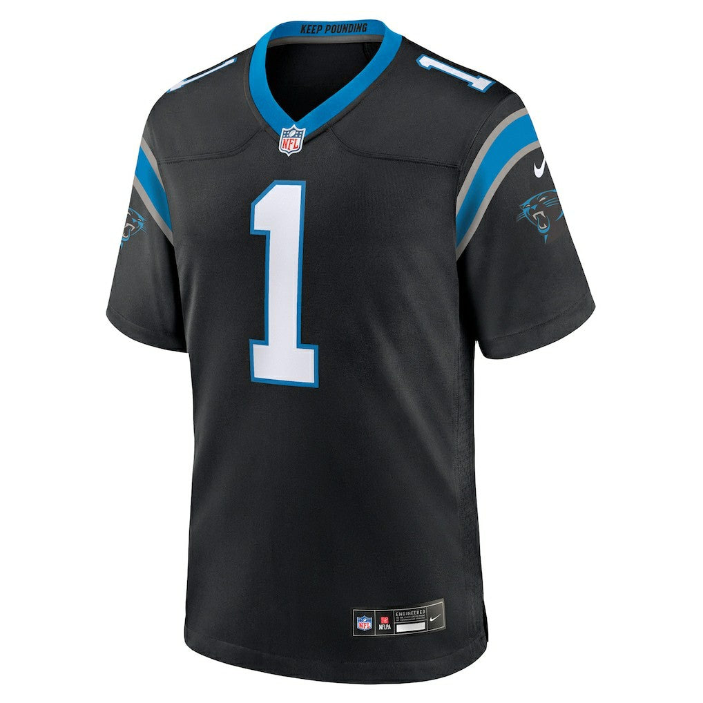 Carolina Panthers Nike Number 1 Groom  Game Jersey
