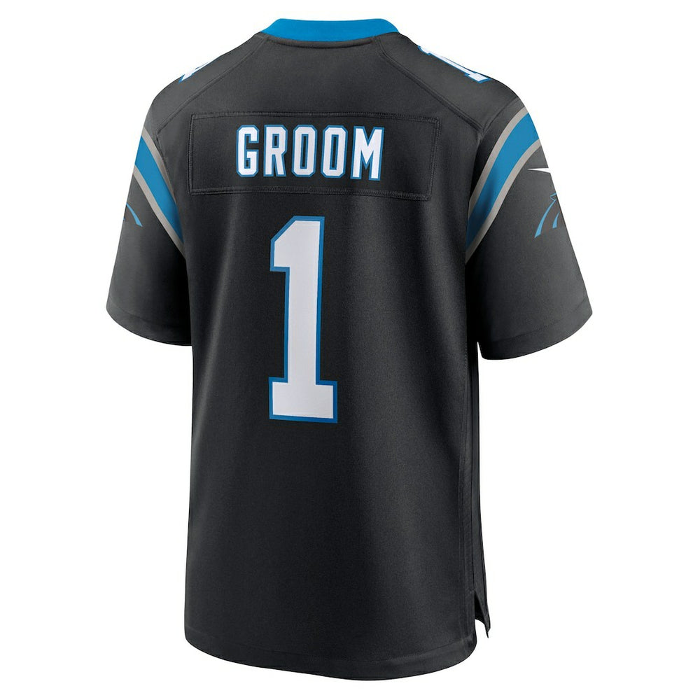 Carolina Panthers Nike Number 1 Groom  Game Jersey