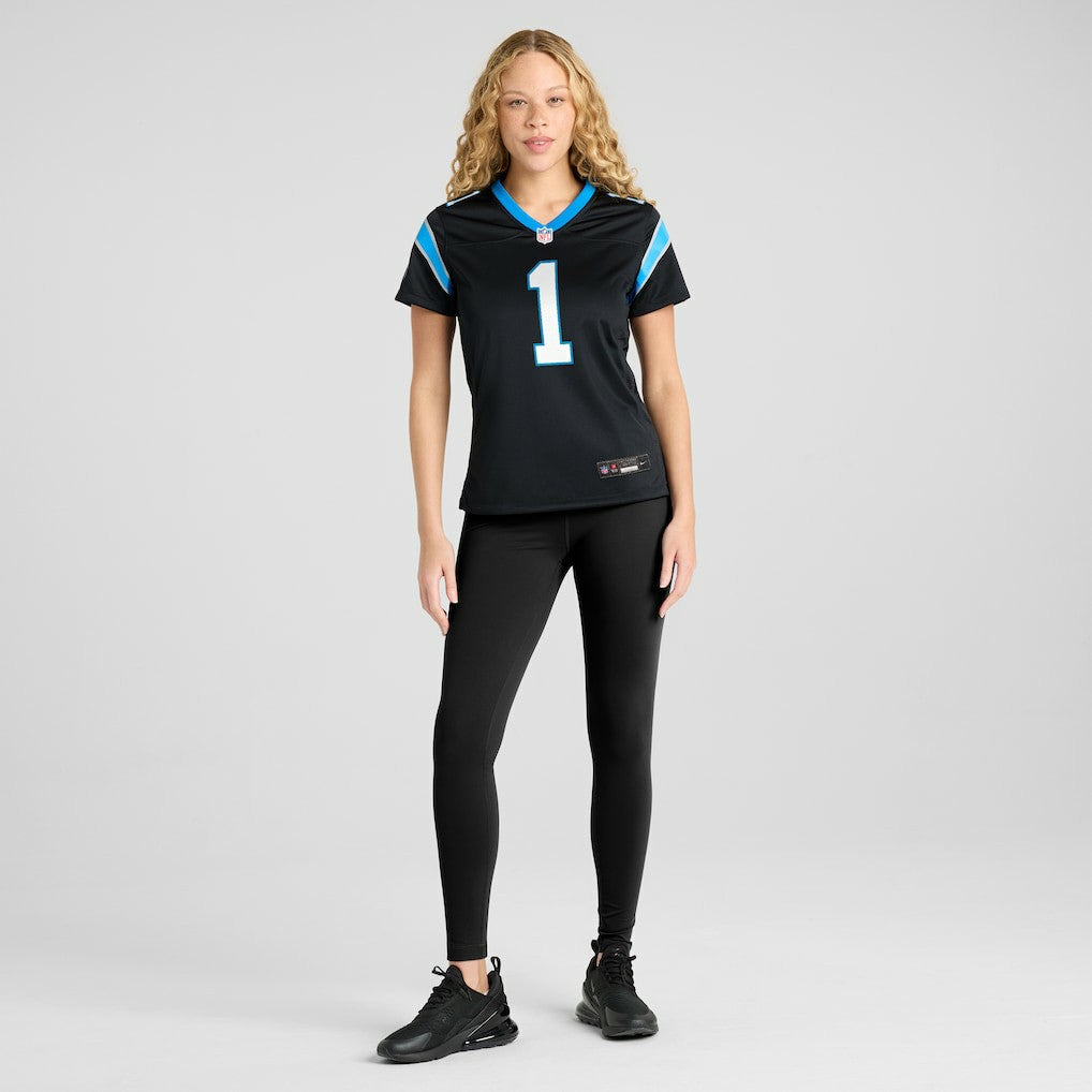 Carolina Panthers Nike Number 1 Bride  Women's Game Jersey