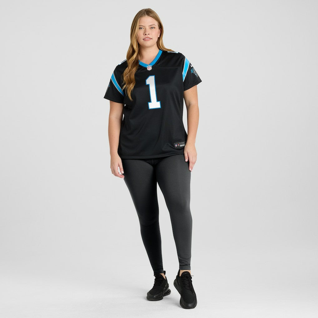 Carolina Panthers Nike Number 1 Bride  Women's Game Jersey