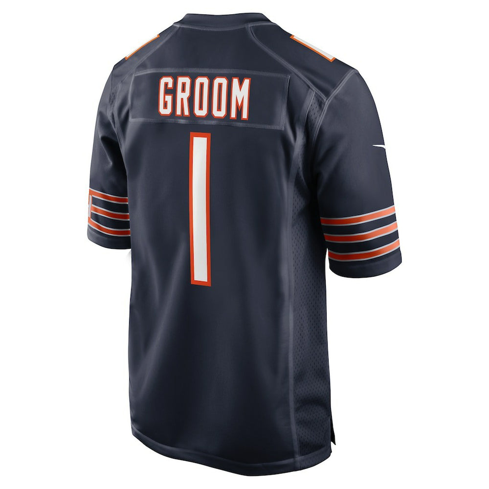 Chicago Bears Nike Number 1 Groom  Game Jersey