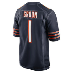Chicago Bears Nike Number 1 Groom  Game Jersey