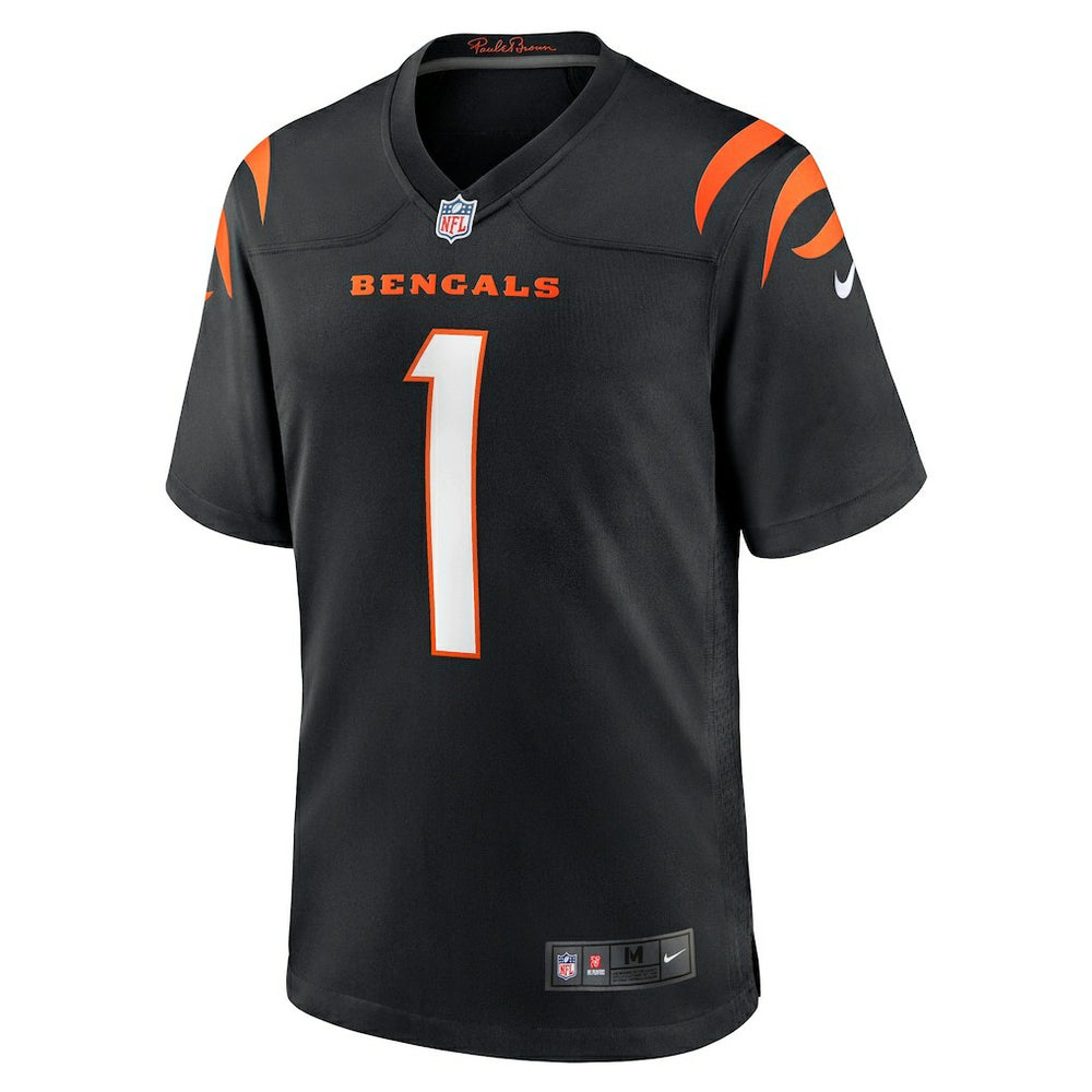 Cincinnati Bengals Nike Number 1 Groom  Game Jersey