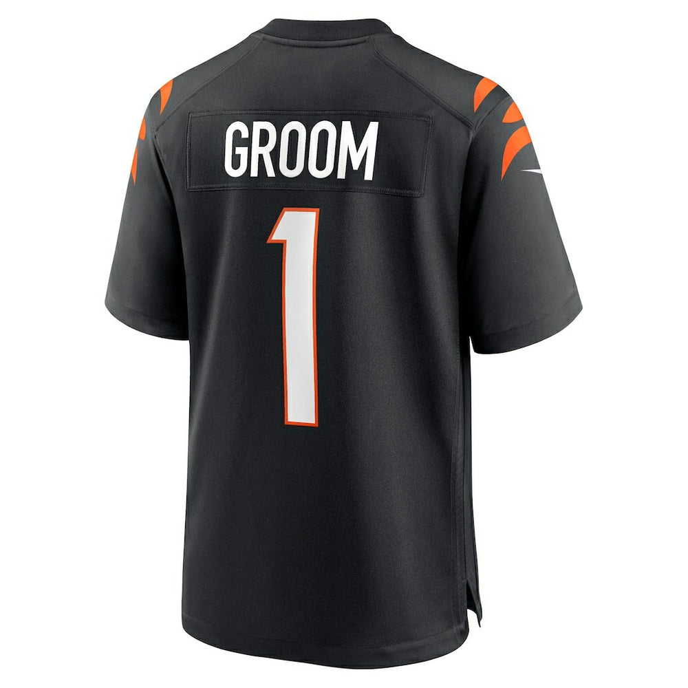 Cincinnati Bengals Nike Number 1 Groom  Game Jersey