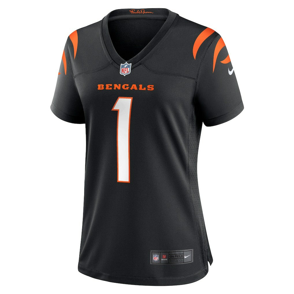 Cincinnati Bengals Nike Number 1 Bride  Women's Game Jersey