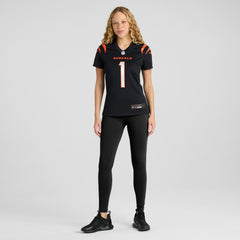 Cincinnati Bengals Nike Number 1 Bride  Women's Game Jersey