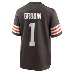 Cleveland Browns Nike Number 1 Groom  Game Jersey