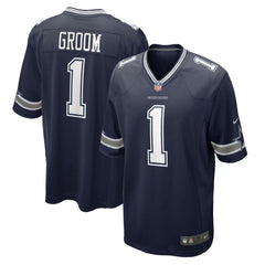 Dallas Cowboys Nike Number 1 Groom  Game Jersey