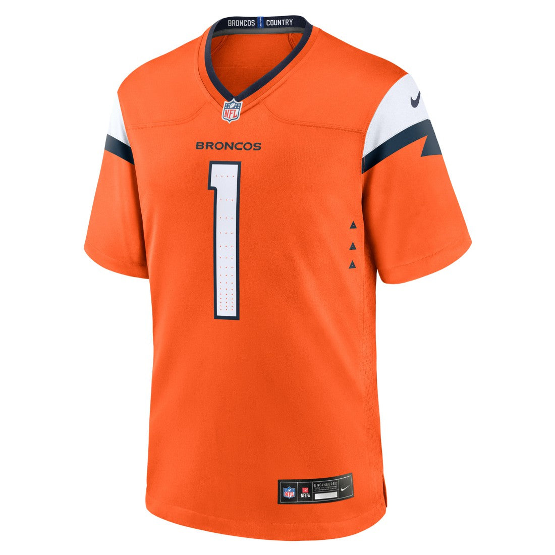 Denver Broncos Nike Number 1 Groom  Game Jersey