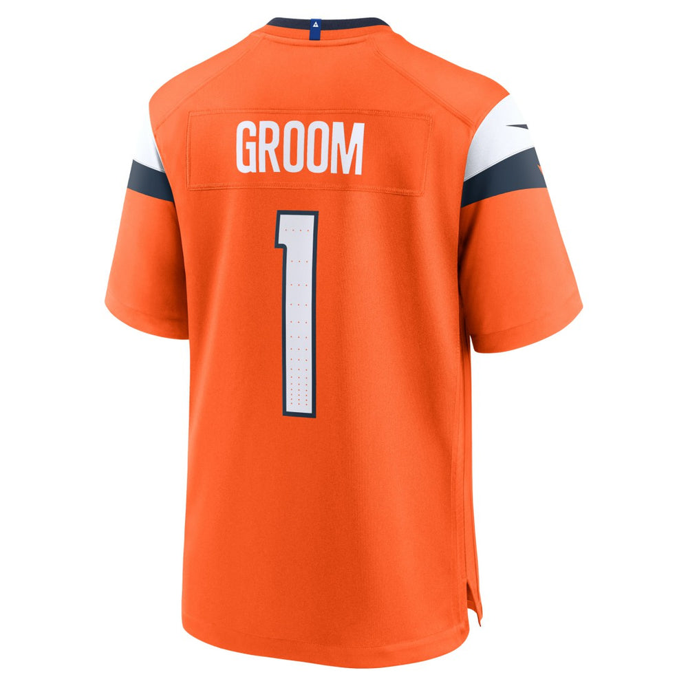 Denver Broncos Nike Number 1 Groom  Game Jersey