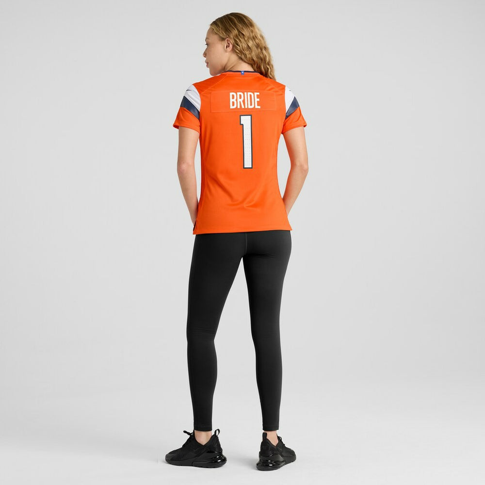 Denver Broncos Nike Number 1 Bride  Women's Game Jersey