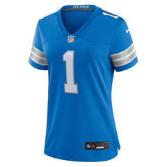 Detroit Lions Nike Number 1 Bride  Women's Game Jersey
