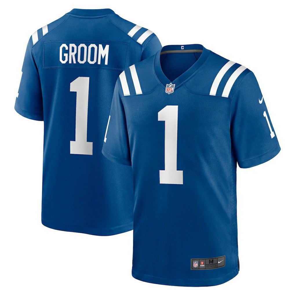 Indianapolis Colts Nike Number 1 Groom  Game Jersey