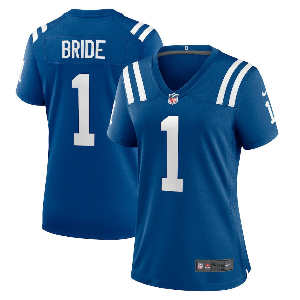 Indianapolis Colts Nike Number 1 Bride  Women's Game Jersey