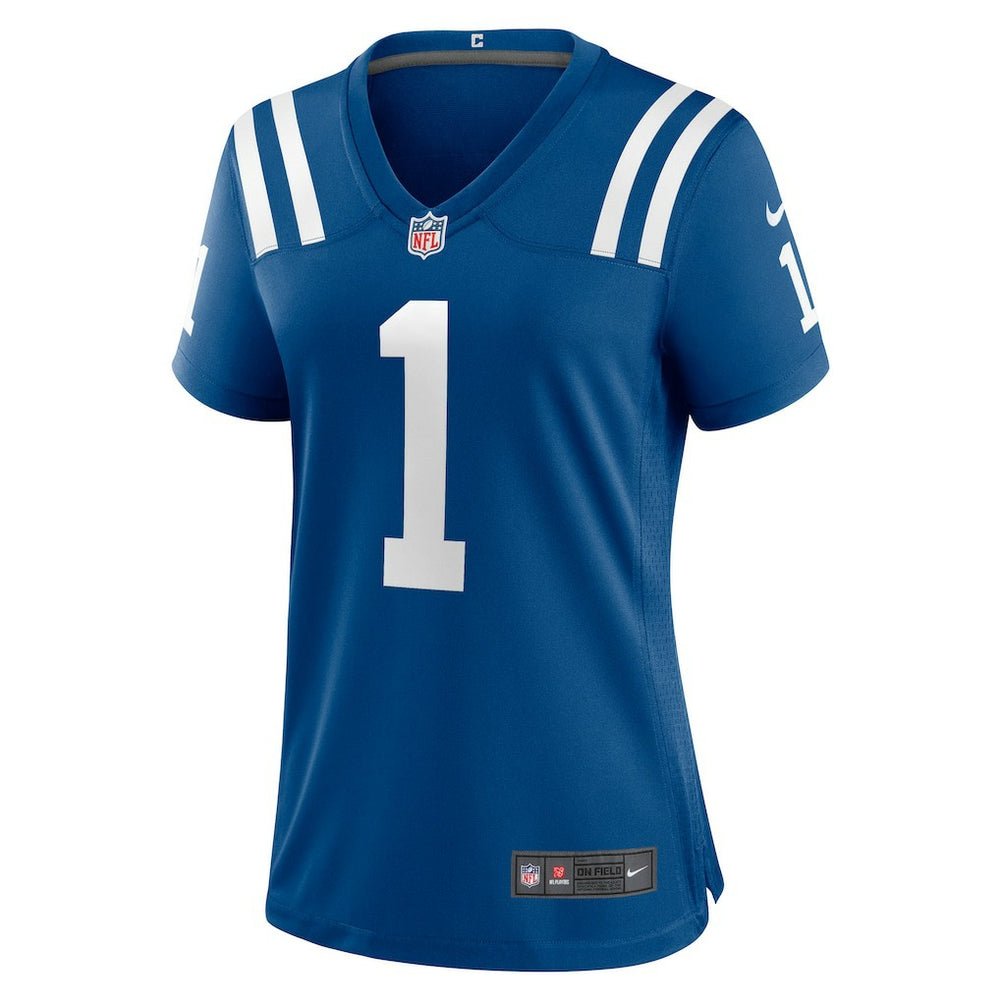 Indianapolis Colts Nike Number 1 Bride  Women's Game Jersey