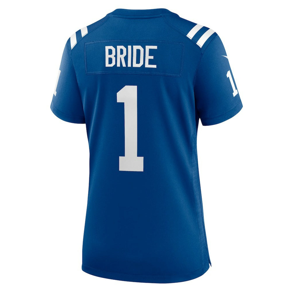 Indianapolis Colts Nike Number 1 Bride  Women's Game Jersey