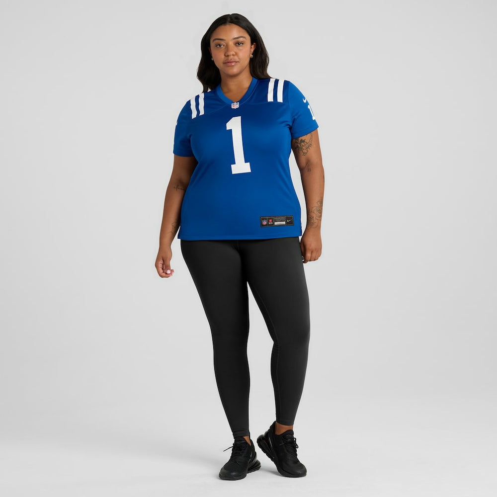 Indianapolis Colts Nike Number 1 Bride  Women's Game Jersey